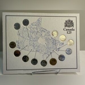 Canada 125 commemorative coin set (1992) complete 13